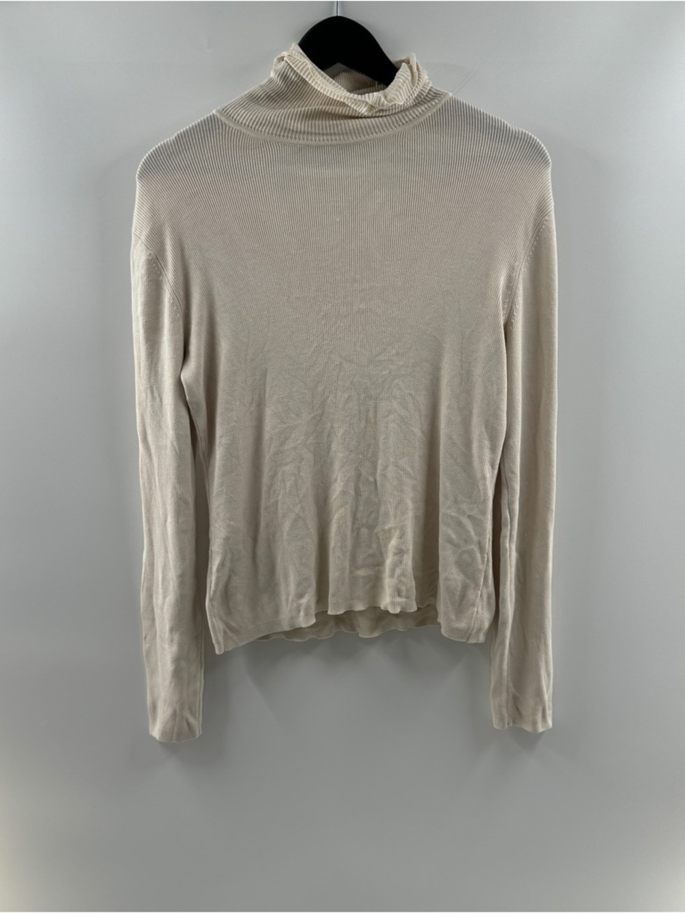 Peck & Peck Cream Turtleneck Sweater – Women’s Small